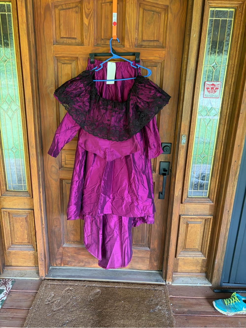 Recollections 100% silk Victorian era goth replica outfit